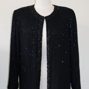 JASDEE Vintage Long Coat Hand Work Beaded On Chiffon Style 1686